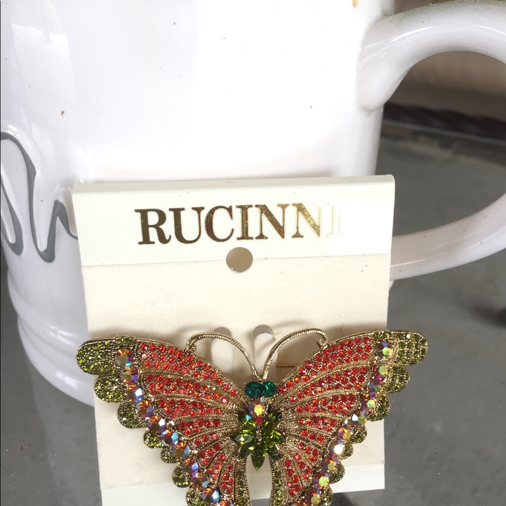 Rucinni butterfly brooch - Picture 3 of 5